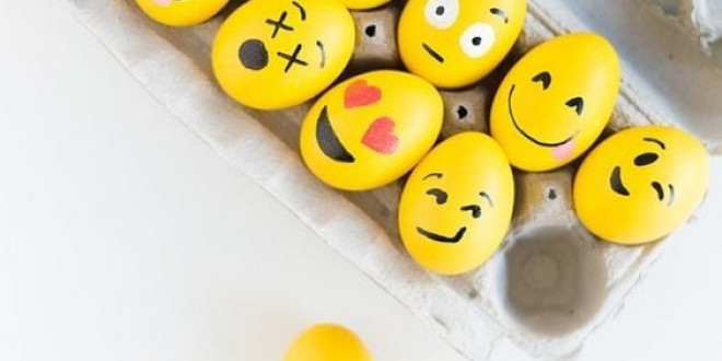 Kreatív húsvéti emoji tojások