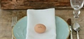 Ültetőkártya helyett tojás – kreatív Húsvét